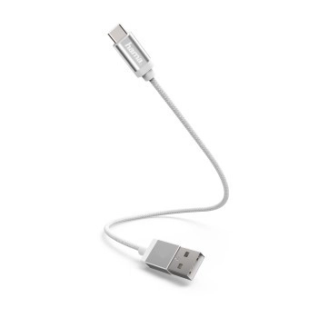 Nabíjecí kabel USB-C 0,2 m bílý