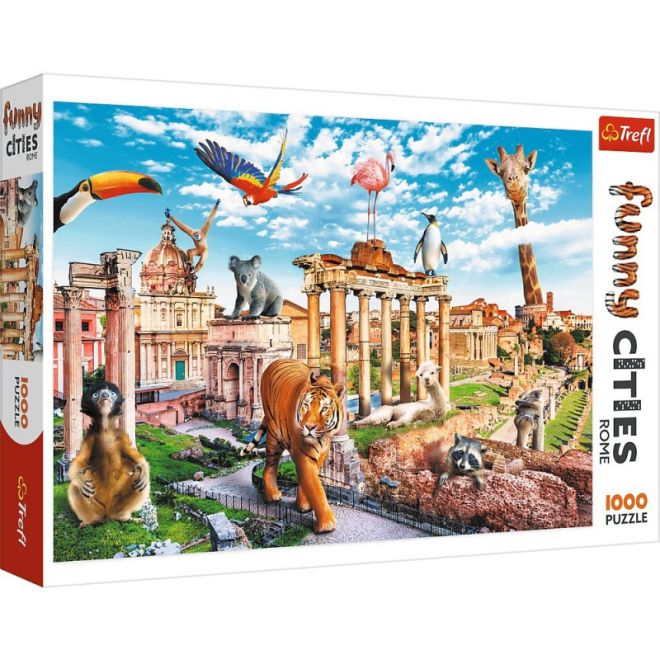 Puzzle Legrační města - Divoký Řím 1000 dílků