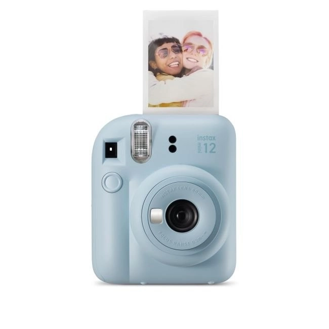 Instax mini 12 BIG Bundle (fotoaparát + pouzdro + album) modrý