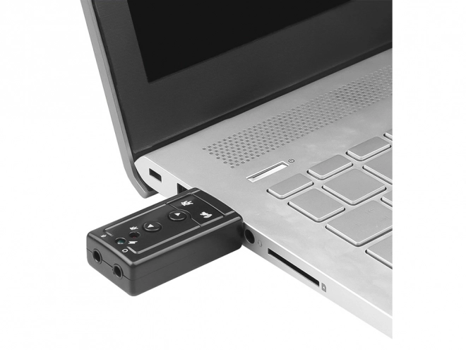 Usb zvuková karta s mikrofonním konektorem