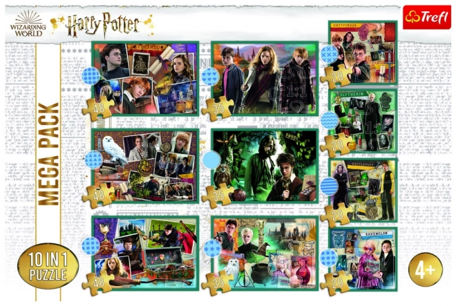 Puzzle Harry Potter - Ve světě Harryho Pottera 10v1