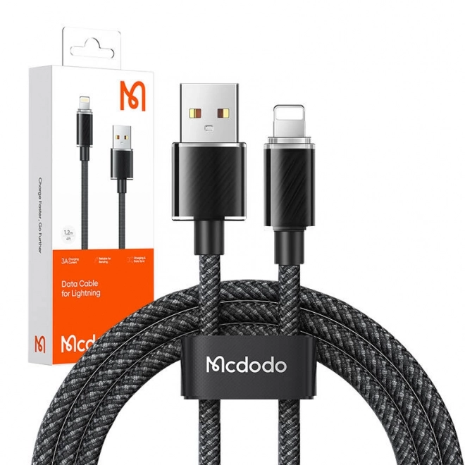 Kabel USB-A na Lightning Mcdodo CA-3640, 1,2 m (černý)