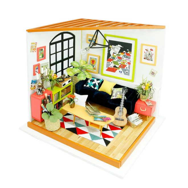 Obývací pokoj Locus - DIY Miniaturní domeček pro panenky