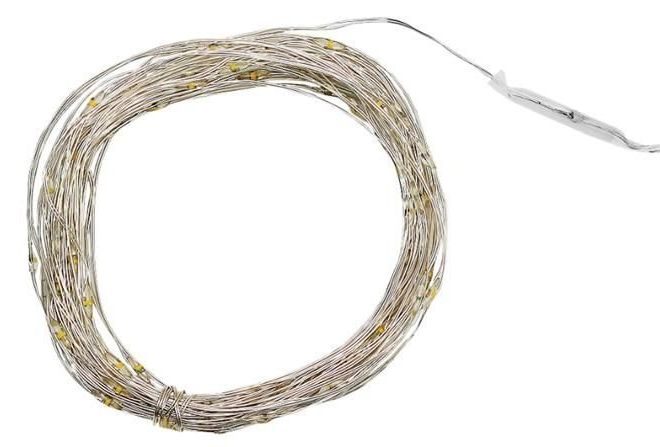 LED teplé bílé dekorativní pásky - 10 m, 100 LED