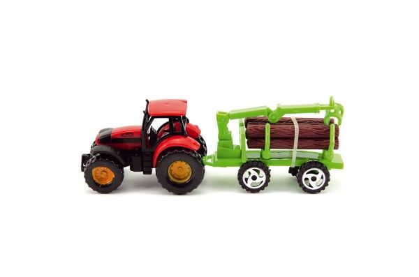 Traktor s přívěsem 16 cm – Se dřevem