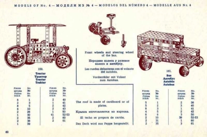 Merkur Classic C03, 163 dílů, 141 modelů