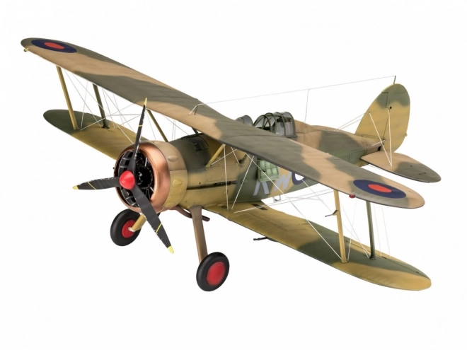 Plastikový model k sestavení Gloster Gladiator MK.II