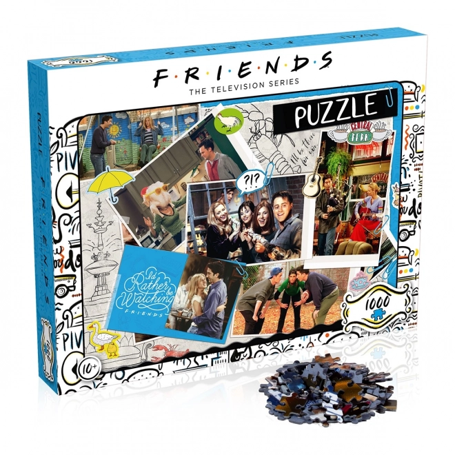 Puzzle 1000 prvků Friends Scrapbook