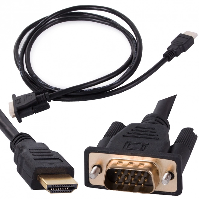 VGA na HDMI kabel s pozlacenými konektory