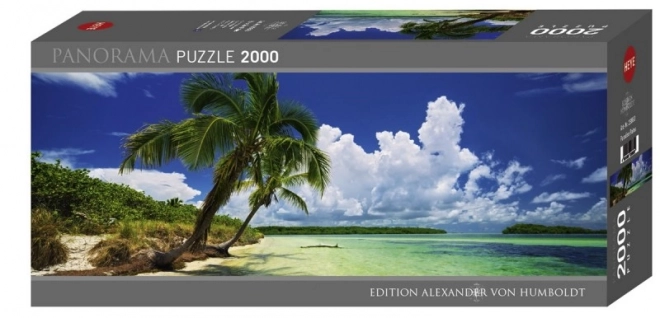 Puzzle 2000 prvků - Palmové stromy ráje