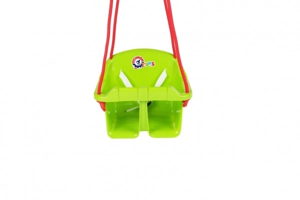 Houpačka Baby plast nosnost 20kg 36x30x29cm 24m+ – Zelená