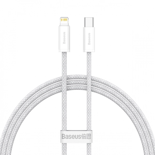 Baseus Dynamic kabel USB-C pro Lightning, 23 W, 1 m (bílý)