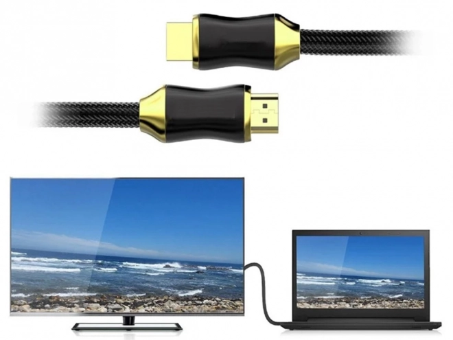 Ultra rychlý HDMI kabel 8K 60Hz 4K 120Hz pozlacený 1,5 m