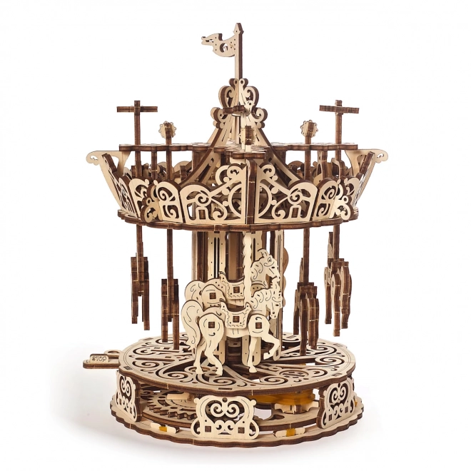 Ugears 3D puzzle - Kolotoč 305 dílků