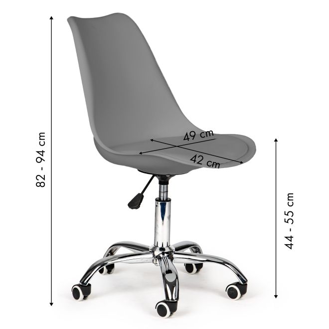 Otočná kancelářská židle s polštářem ModernHome