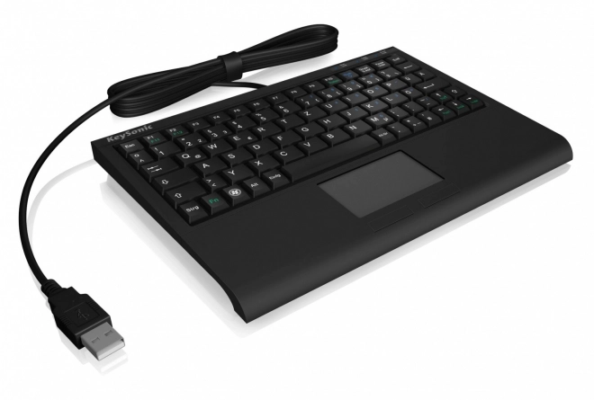 Miniaturní klávesnice ACK-3410(US) touchpad, USB