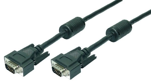 Datový kabel m/m VGA 2x ferit, 20m