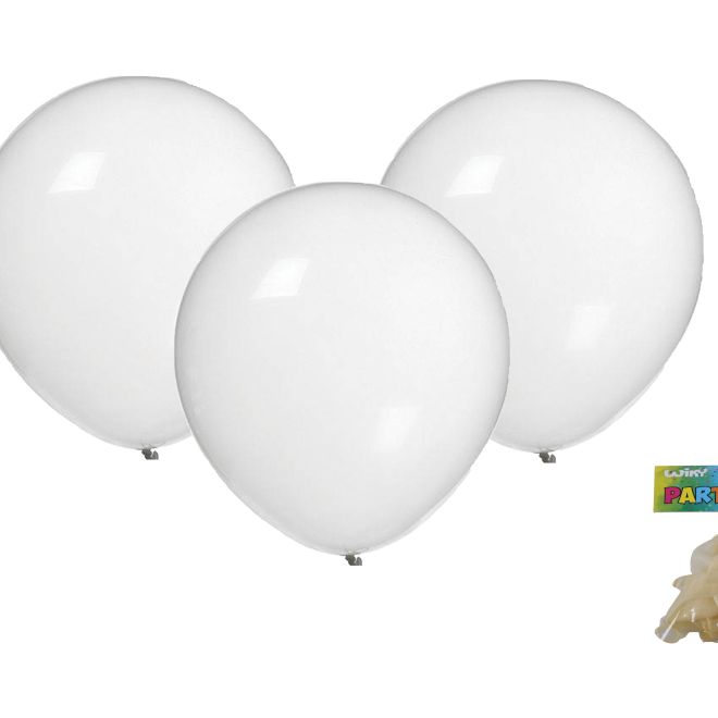 Transparentní balónky nafukovací 30 cm - 10 kusů