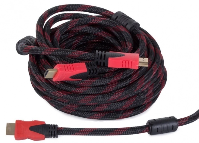 Kabel HDMI 1.4 4k 3D UHD 10m měděný 48bitový