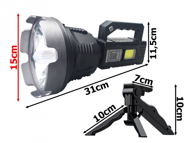 Stativový reflektor cree led xhp90 cob