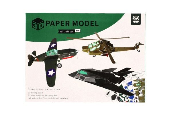3D papírové modely - letadla