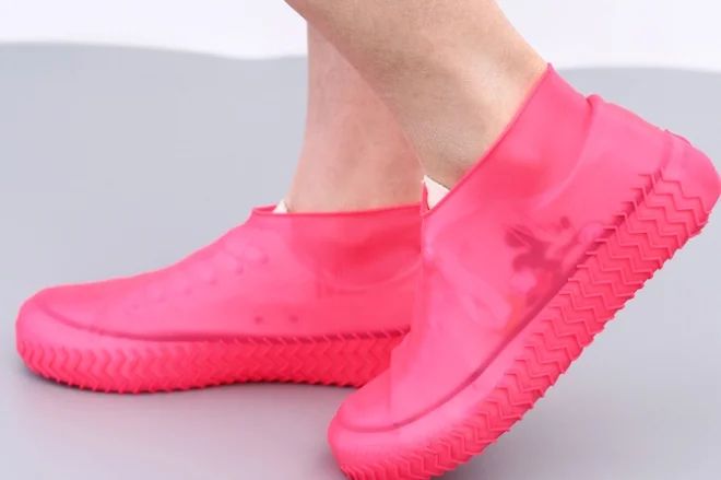 Silikonové návleky na boty – Růžové