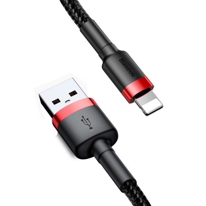 Baseus Cafule Cable USB Lightning 2A 3m (Black Red)