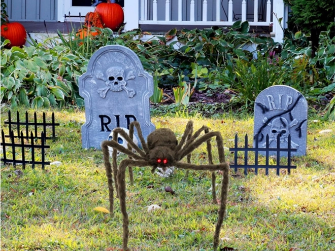 Halloween pavouk obří tarantule dekorace