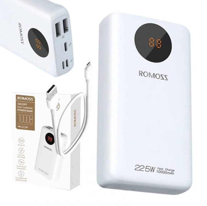 Powerbanka Romoss SW10PF 10000mAh, 22,5W (bílá)