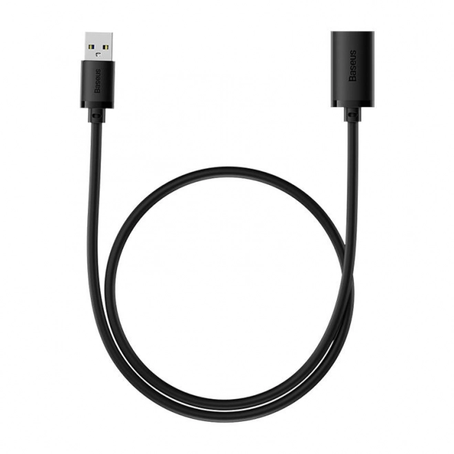 Prodlužovací kabel USB 2.0 Baseus samec - samice, řada AirJoy, 0,5 m (černý)