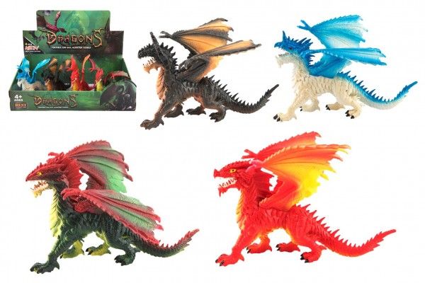 Sběratelské figurky draků – Černo-hnědý