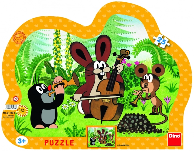 KRTEK MUZIKANT 25 kontura Puzzle