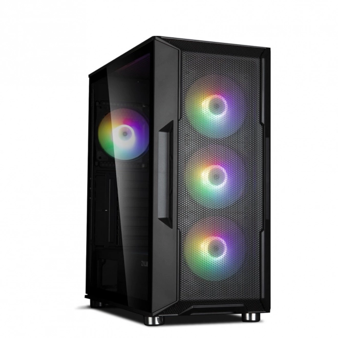 I3 Neo ATX Mid Tower RGB 4x ventilátor, černý