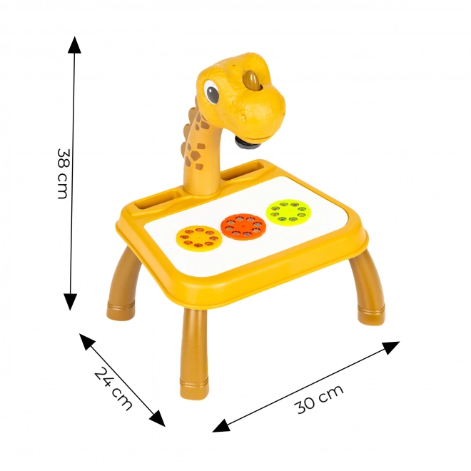 Projektor na kreslení dinosaurů, 12 fixů, 24 předloh