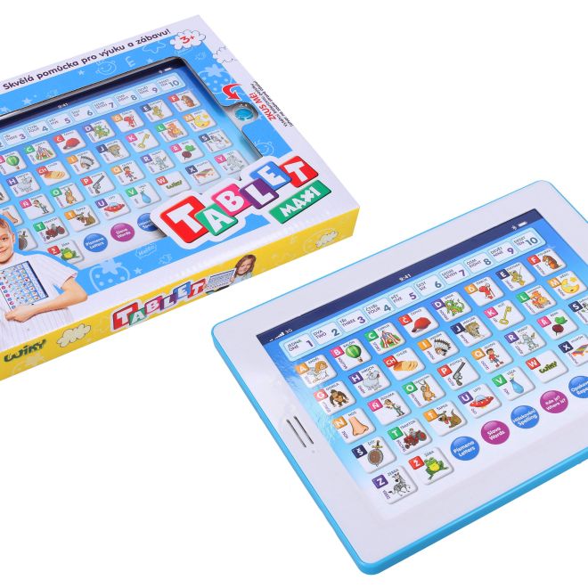 Dětský naučný maxi tablet - modrý