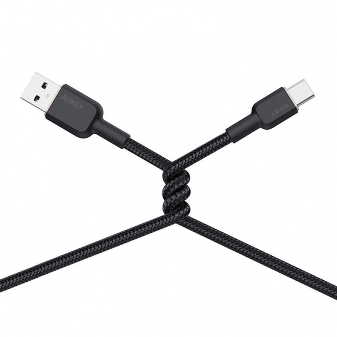 Kabel Aukey CB-NAC2 USB-A na USB-C 1,8 m (černý)