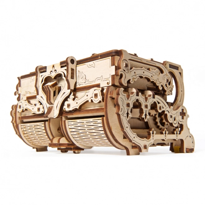 Ugears 3D dřevěné mechanické puzzle Starožitná šperkovnice