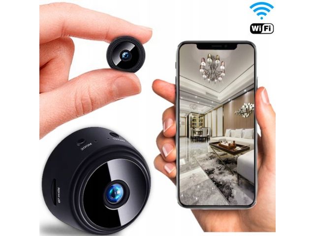 Mini bezdrátová kamera s nočním viděním A9,  WIFI, vzdálený přístup
