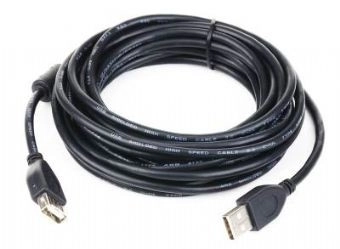 Prodlužovací kabel USB 2.0 typ AM-AF 4,5 m FERRYT černý