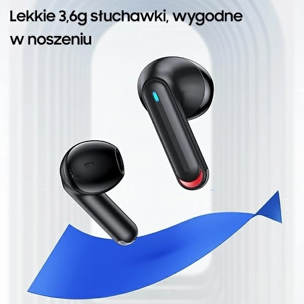 Sluchátka Bluetooth TWS 5.2 řady NX10 s duálním mikrofonem růžová