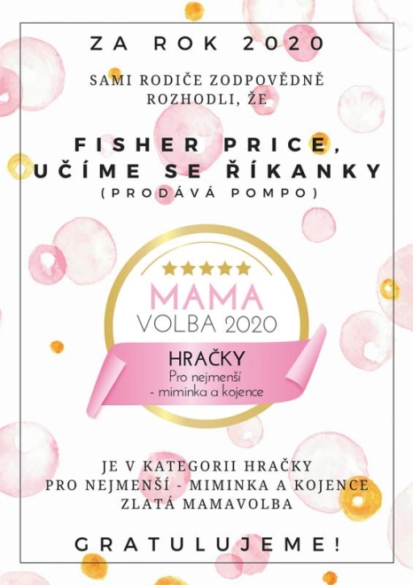 Fisher Price Učíme se říkanky CZ