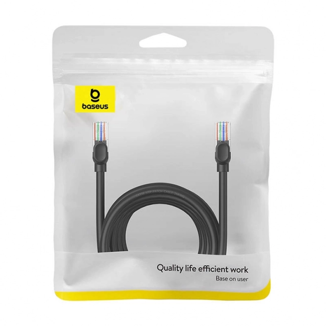 Síťový kabel Baseus Ethernet CAT5, 8 m (černý)