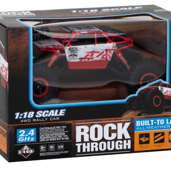 RC auto Rock Crawler - červené