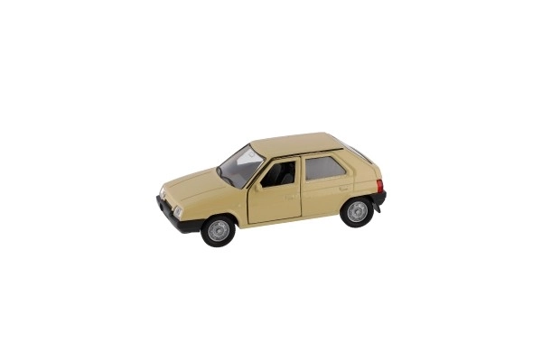 Auto Welly Škoda Favorit kov/plast 11cm 1:34 na volný chod možnost 4 barev krabičce 15x7x7cm