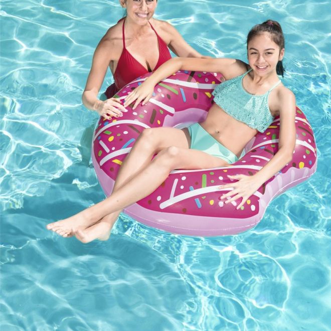 BESTWAY 36118 Donut 107cm růžové plavecké kolo