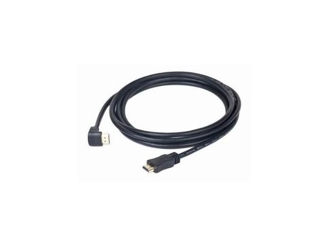 HDMI-HDMI v2.0 3D TV vysokorychlostní ethernetový kabel 3M úhlový 90' (pozlacené konce)