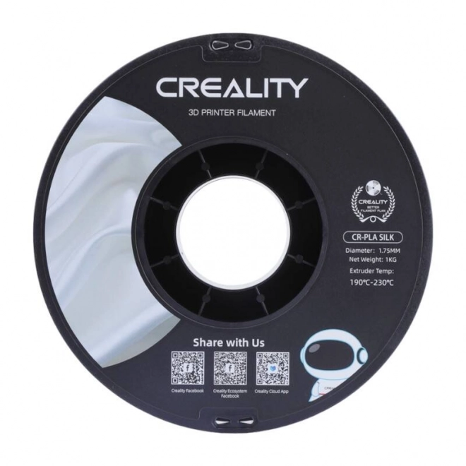 CR-Silk PLA filament Creality (bílý)