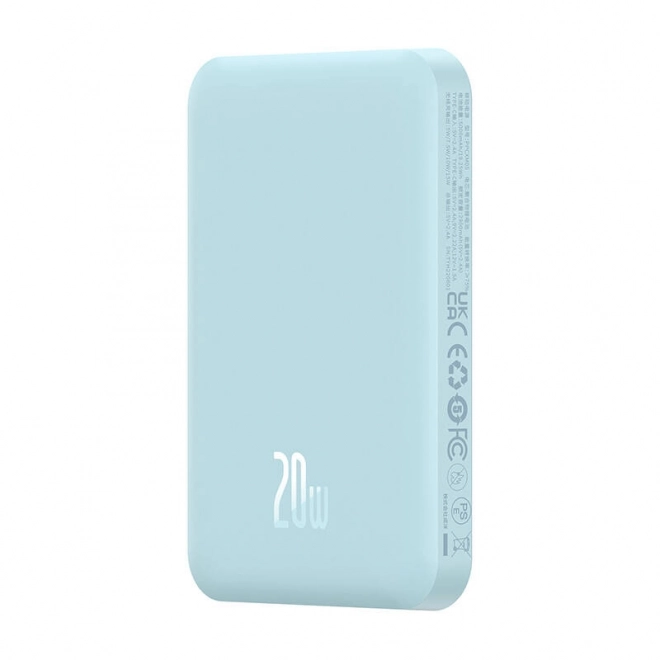 Magnetická mini powerbanka Baseus 5000mAh, USB-C 20W (modrá)