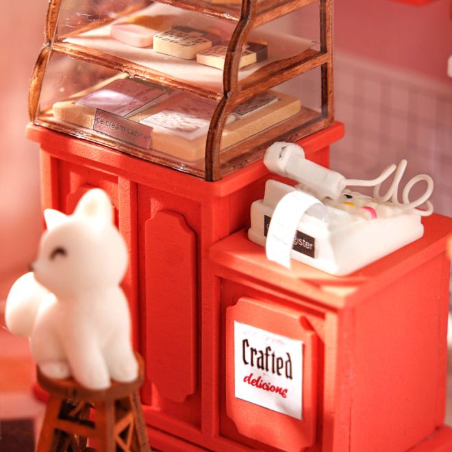 Medová zmrzlinárna - Miniaturní domeček pro panenky