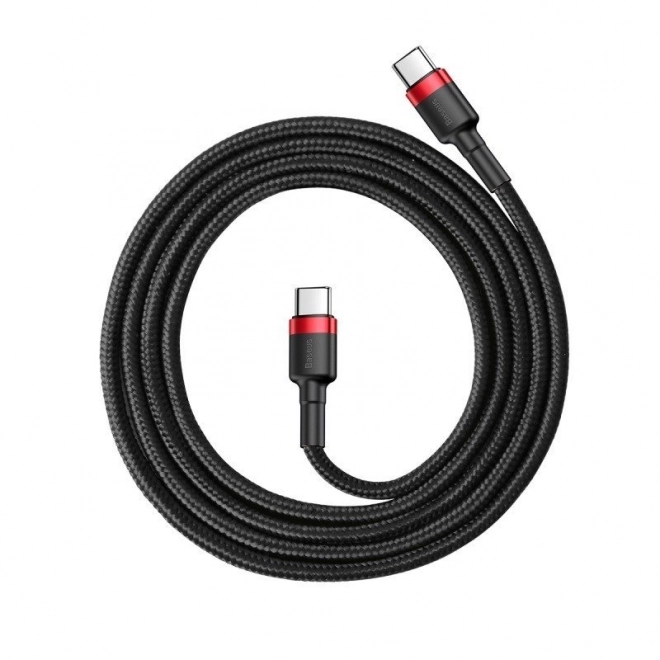 USB-C PD Baseus Cable Cafule PD 2.0 QC 3.0 60W 1m (černo-červený)